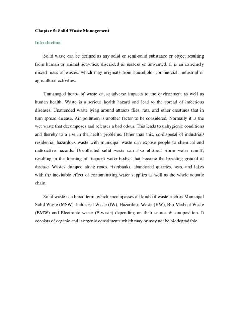 Waste management thesis title picture