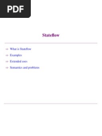 Stateflow: What Is Stateflow Examples Extended Uses Semantics and Problems