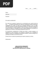 Formato carta despido-aviso 30 días