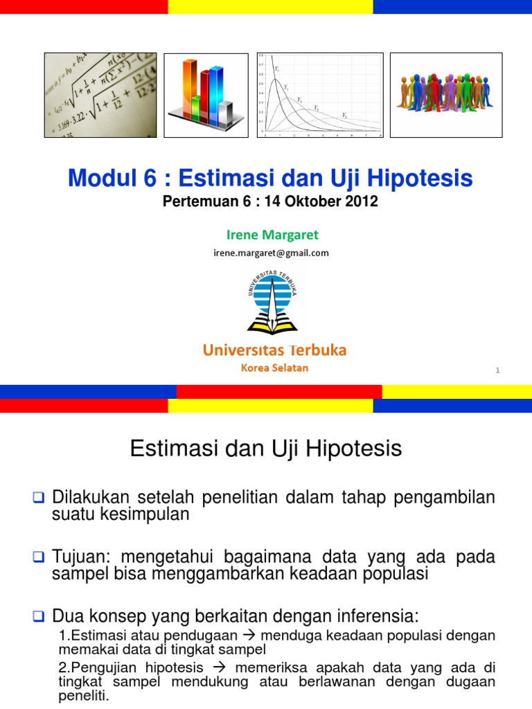 Pengantar Statistik Sosial Pertemuan6 Modul6 (20121014)