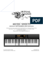 Virtual Piano Musicsheet Aug Sep