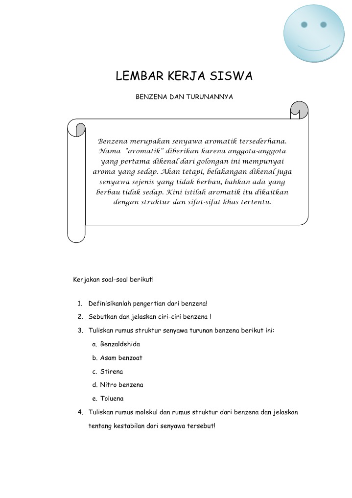Contoh Soal Dan Pembahasan Turunan Benzena
