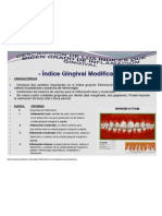 Indice Gingival Modificado