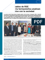 Responsables de RSE de La Industria Farmacéutica Analizan Su Compromiso Con La Sociedad