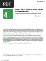 Sobre o Som No Cinema de Horror - Rodrigo Carreiro