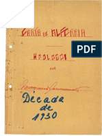 Carta de Alforria - Década de 1930