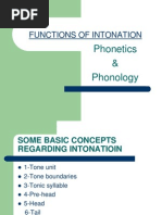 Notes - Function of Intonation