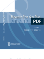 11th Five Year Plan Vol 1