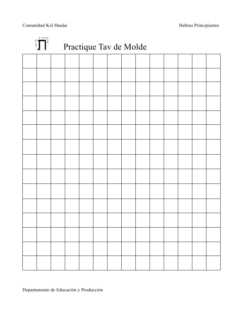Practique Tav de Molde | PDF | Artes del Lenguaje y Comunicación