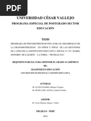 Progsicomotricida Grafomotricidad Ciencia Teoria