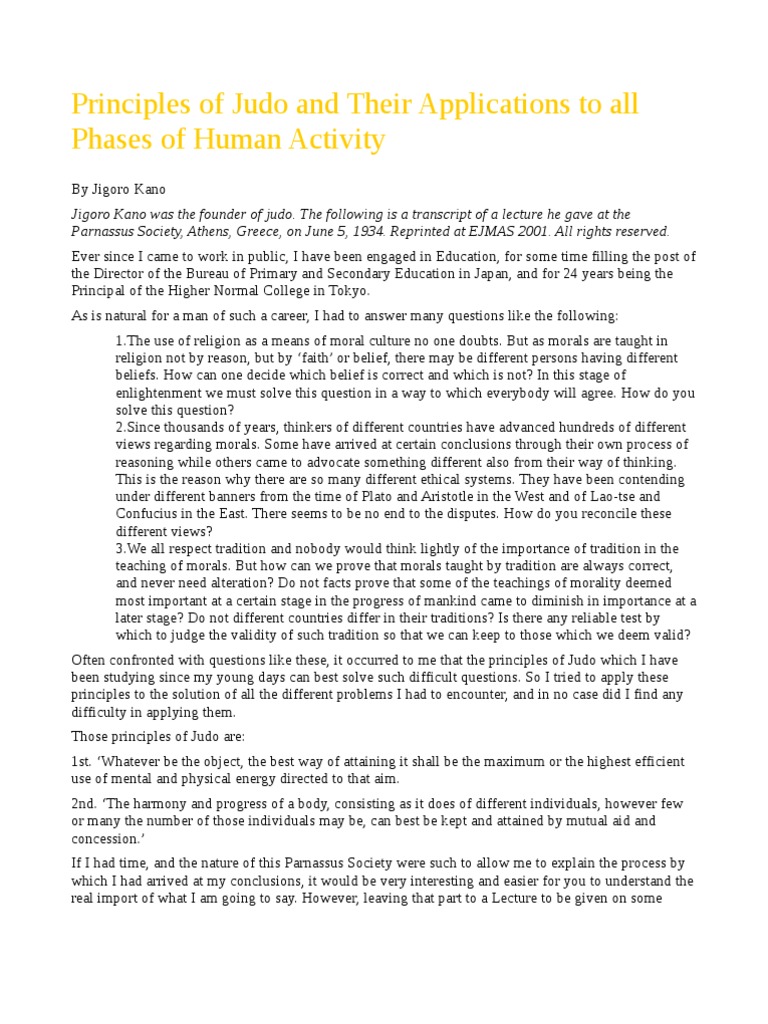 ABOUT JUDO PURPOSE HISTORY PHILOSOPHY PRINCIPLES visual data 6