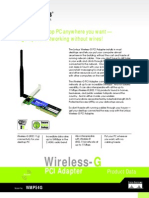 Linksys Pci g Adapter Sheet 1