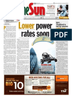 Thesun 2009-01-14 Page01 Lower Power Rates Soon