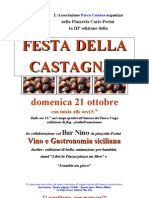 Manifesto Festa Della Castagna 2012
