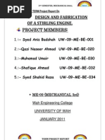 Stirling Engine Term Project Report