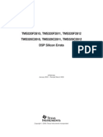 TMS320F2810, TMS320F2811, TMS320F2812 TMS320C2810, TMS320C2811, TMS320C2812 DSP Silicon Errata