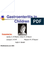 Gastroenteritis in 13yo and Less