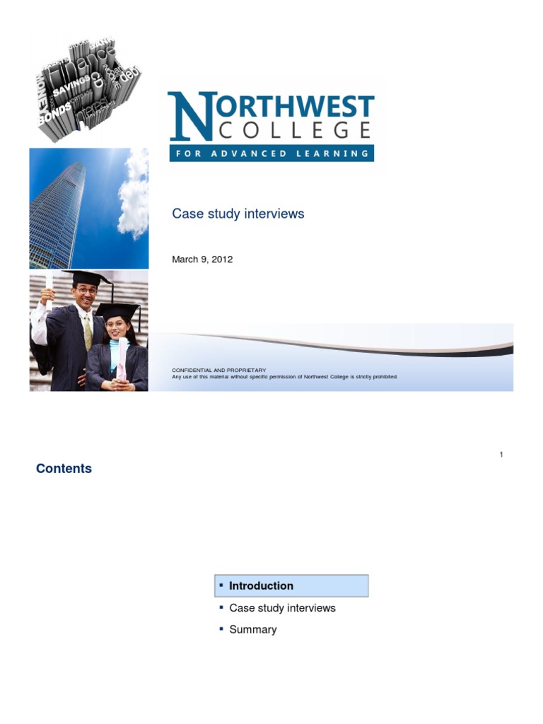 Formats of case study interviews picture