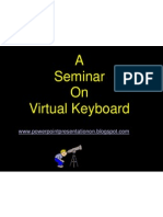 Virtual Keyboard Seminar