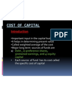 Cost of Capital-Class