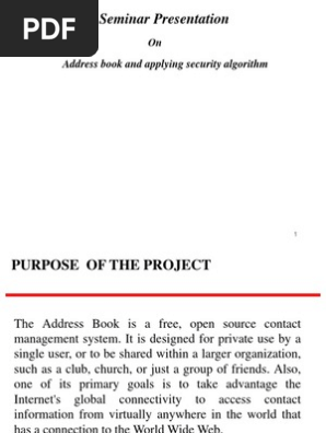 Address Book