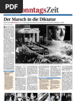 Das Ende der Weimarer Republik - der Marsch in die Diktatur