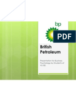 British Petroleum: Presentation For Business Psychology by Students of Vu Ibs