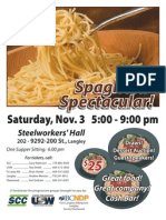 SCC Spaghetti Dinner 2012