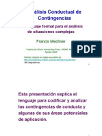 Análisis Conductual de Contingencias (Trad. María Hernández Pozo)