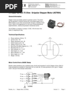 12 Volt Unipolar Stepper Motor