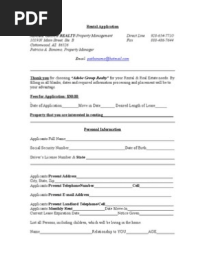 Best Rental Application