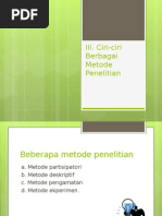 Download Ciri-Ciri Metode Penelitian by Seliya Charli SN110029502 doc pdf