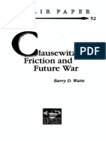 Clausewitzian Friction and Future War - Barry d. Watts - Oct96