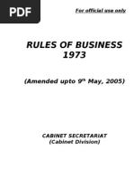 Download Rules of Business 1973 Ammended Upto 12 May 2005 by Sheraz gondal SN110039417 doc pdf