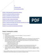 Notes On Jackson's Research Methods and Statistics 3rd Edition Text