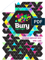 A Celebration in Bury Town Centre: Saturday 20Th Oct 2012 6Pm - Late