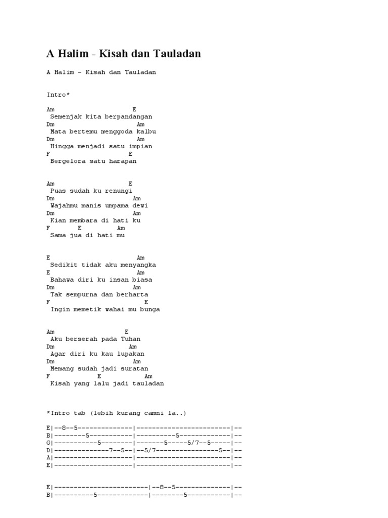 A Halim Kisah Dan Tauladan Pdf
