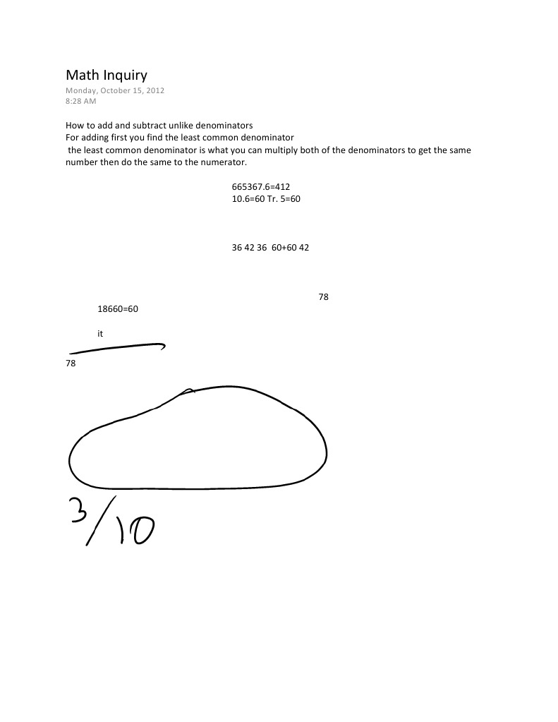 Math Inquiry | PDF | Teaching Methods & Materials