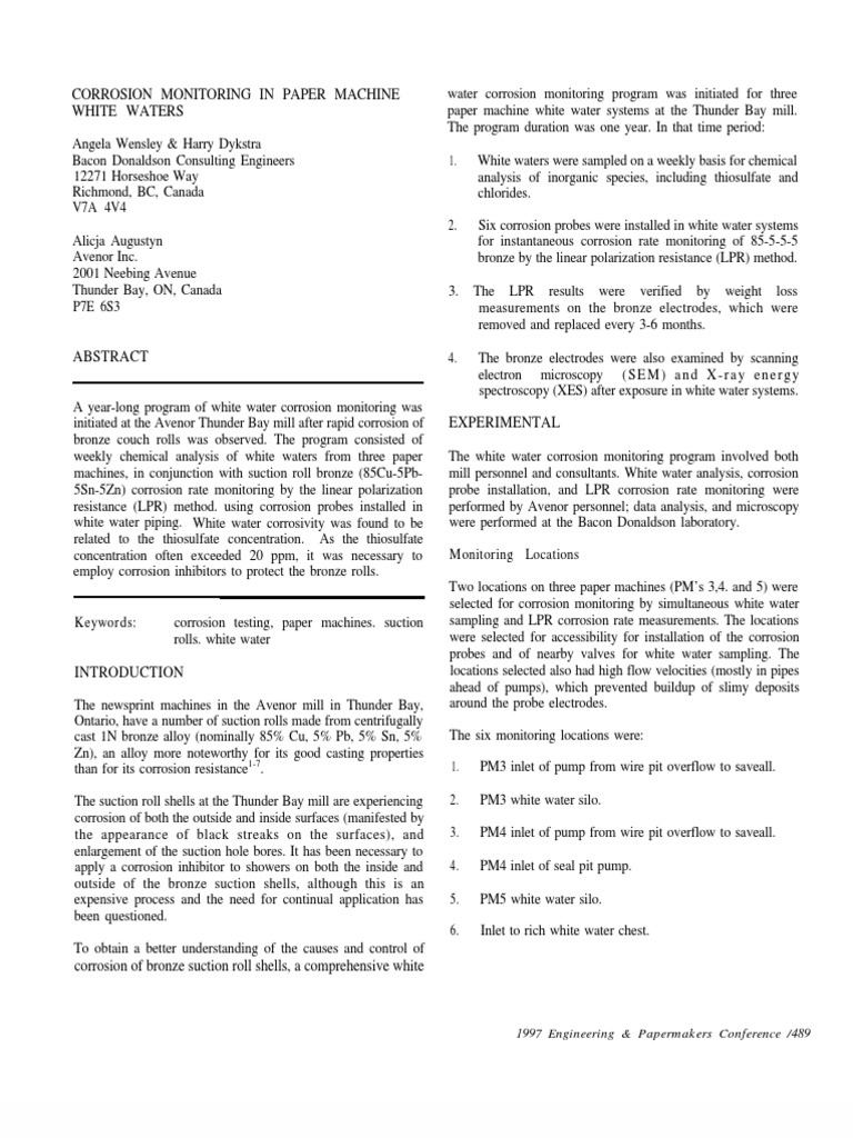 Bronze Suction Shell Corrosion Study | PDF | Corrosion | Pump