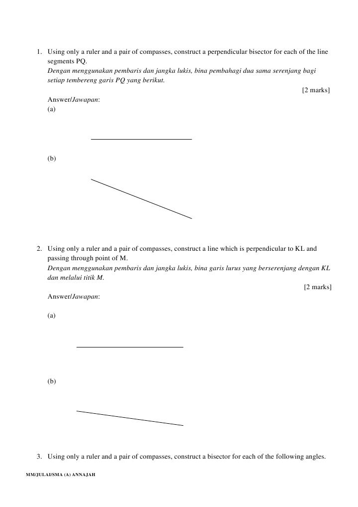 Latihan Math f2 | PDF