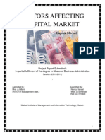 Factors Affecting Capital Market