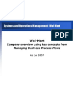 Systems and Operations Management: Wal-Mart