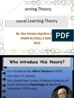 Social Learning Theory