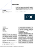 High density moire interferometry