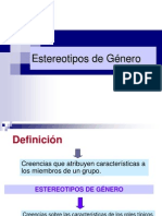 Estereotipo de Genero