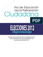 Campaña de Educacion Civica para La Participación Ciudadana