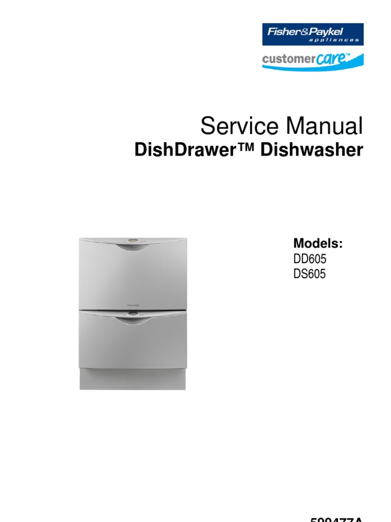 fisher and paykel 2 drawer dishwasher manual