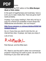 Download B3ta Bumper Book Of Sick Jokes by Rob Manuel SN11010 doc pdf
