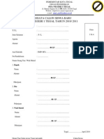 Formulir PSB 2010-2011