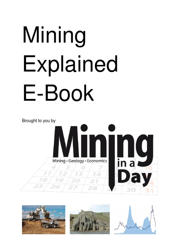Mining Explained EBook Mining Economic Geology